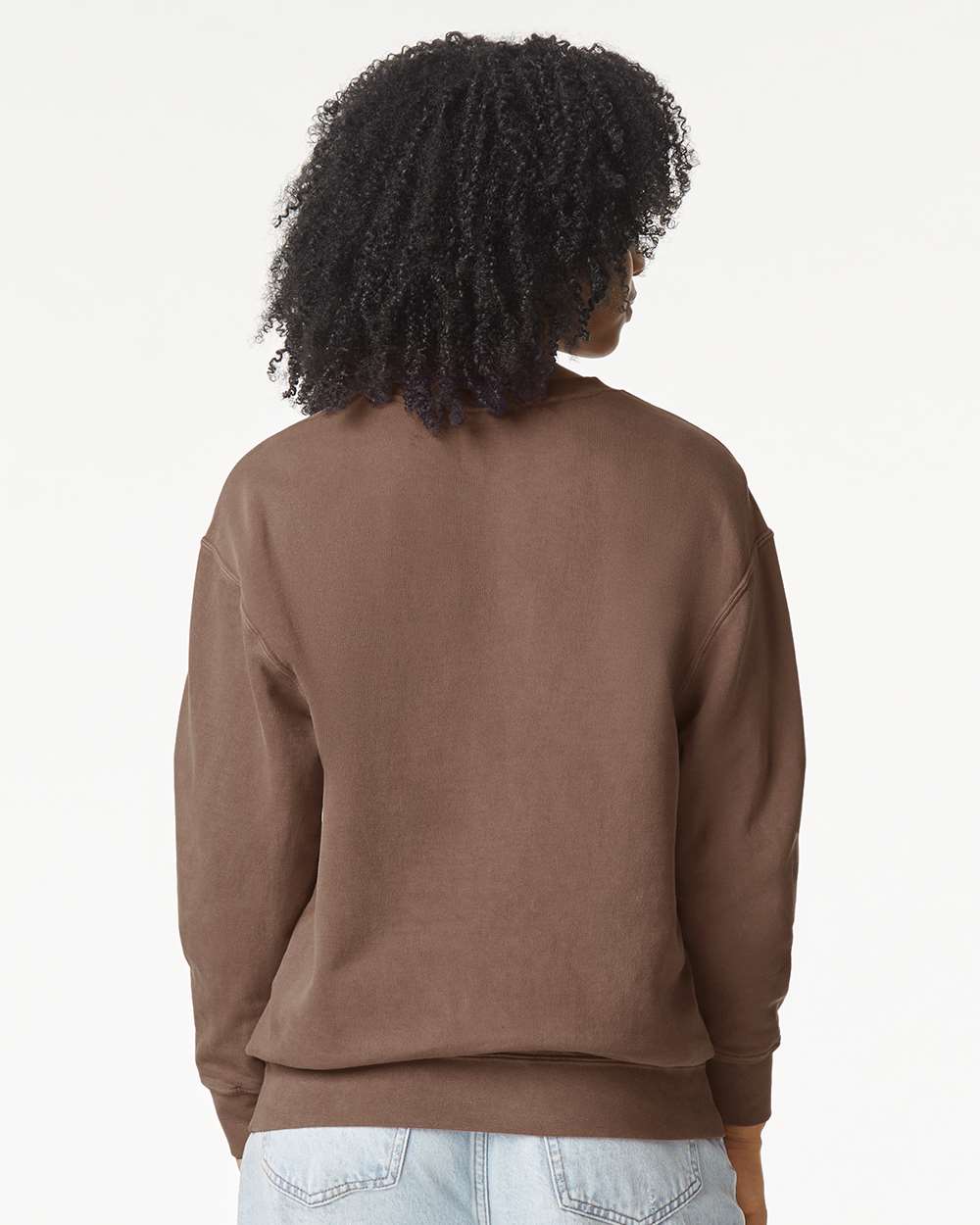 Unisex Garment-Dyed Lightweight Fleece Crewneck Sweatshirt