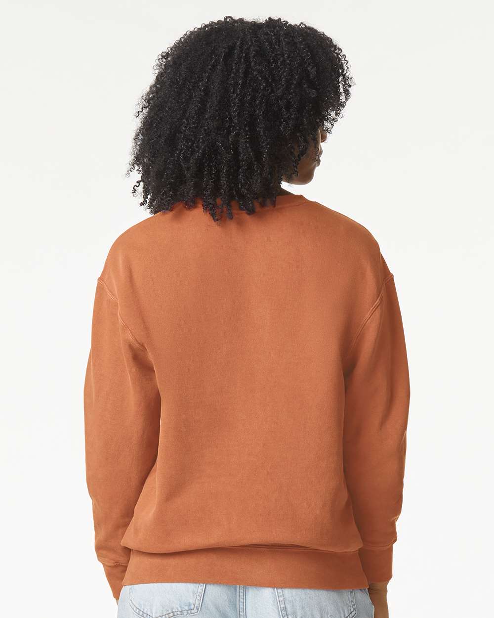 Unisex Garment-Dyed Lightweight Fleece Crewneck Sweatshirt